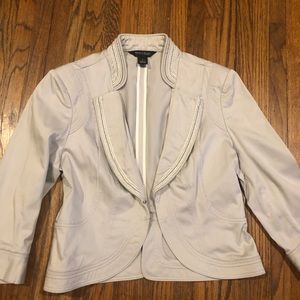 White House Black Market Cropped Jacket